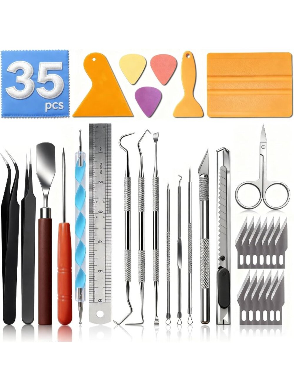 New 35 PCS Weeding Tools for Vinyl, Precision Craft Tools